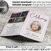 Funeral Program Template, Self Editable and Easy to Print at Home. Half ...