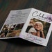 Funeral Program Template, Self Editable and Easy to Print at Home. Half ...