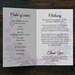 Funeral Program Template, Self Editable and Easy to Print at Home. Half ...