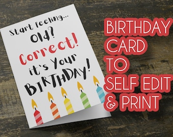 Printable funny Happy Birthday card template for beloved wife, husband, mother, father, brother, sister, boyfriend, girlfriend or friend.