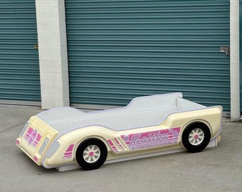 1990's Malibu Barbie Sports Car Twin Bed