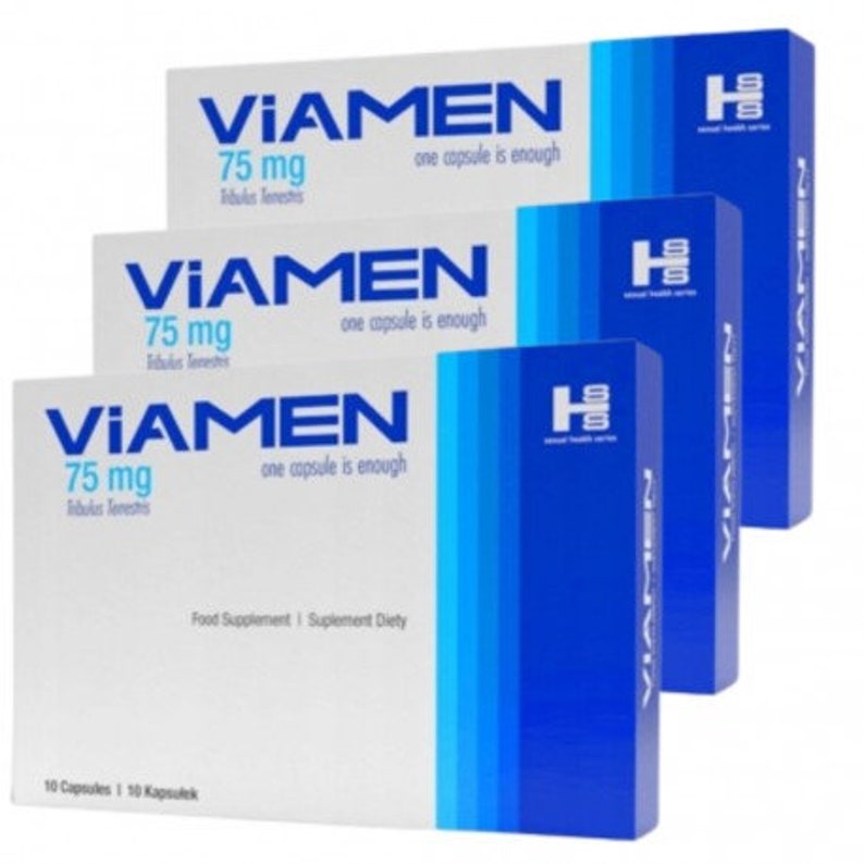 30 Capsules of Viamen 75mg - Etsy UK