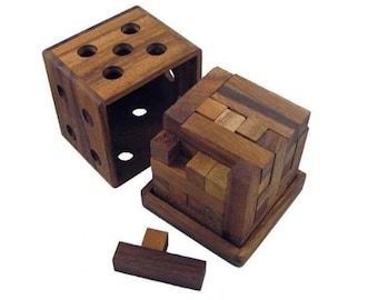 Wooden Y Cube Puzzle – Brain Teaser, Extreme Difficulty