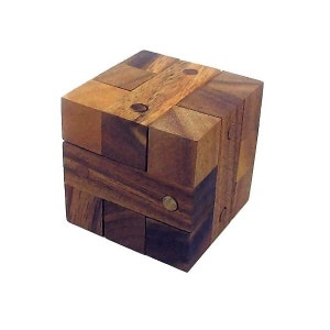Nails Cube - Wooden Puzzle Brain Teaser