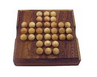 Pytagore Star Strategy Game, Halma Star Solitaire Game, Puzzle Wood, Entertainment Game For 1 Person, Board Game, Wooden Game, Children's Game - View #8