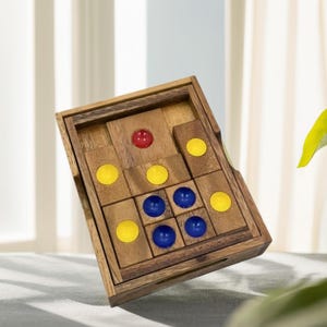 Towards Freedom Wooden Brain Teaser Puzzle