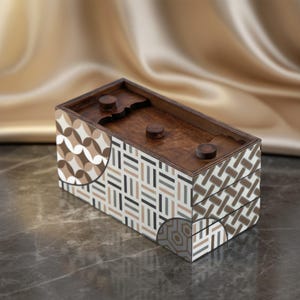 Enigma Decode Puzzle Box - Money Gift Giving Secret Box image 9