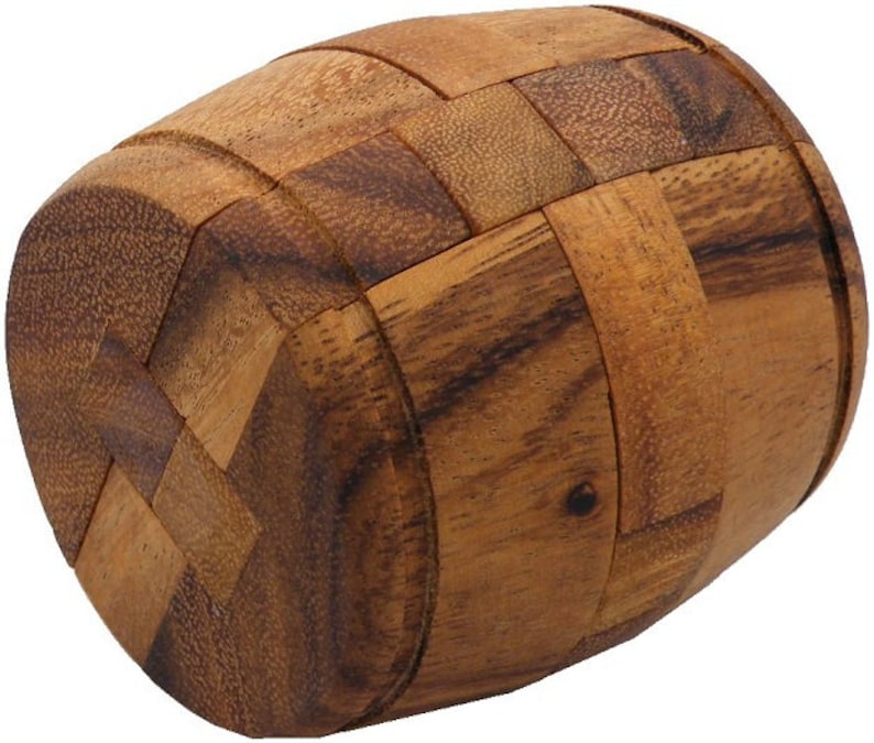 Beer Barrel Antique Style Brain Teaser Wooden Puzzle - Etsy