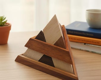 Luxor Egyptian Pyramid - Wooden Puzzle Brain Teaser