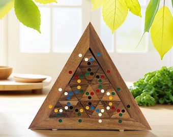Color Match Triangle - Wooden Puzzle Brain Teaser
