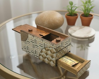 Enigma Decode Puzzle Box - Money Gift Giving Secret Box