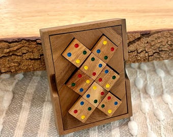 Color Match 8 Pieces Wood Puzzle