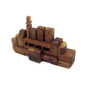 The Titanic - Kumiki Brain Teaser Wooden Puzzle