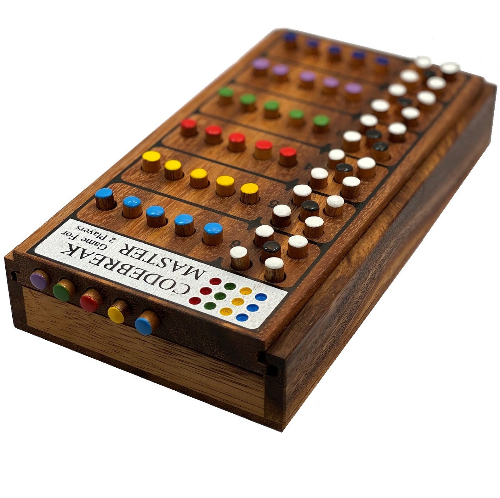 Codebreak Master Wooden Brain Teaser Game - Etsy