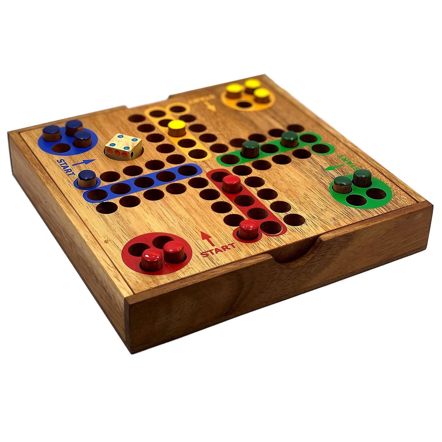 Buy Malted Wooden Ludo Board Game for Kids & Adults Online at Low Prices in  India 