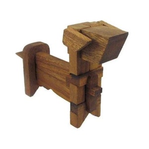 Dog Kumiki - 3D Brain Teaser Wooden Puzzle