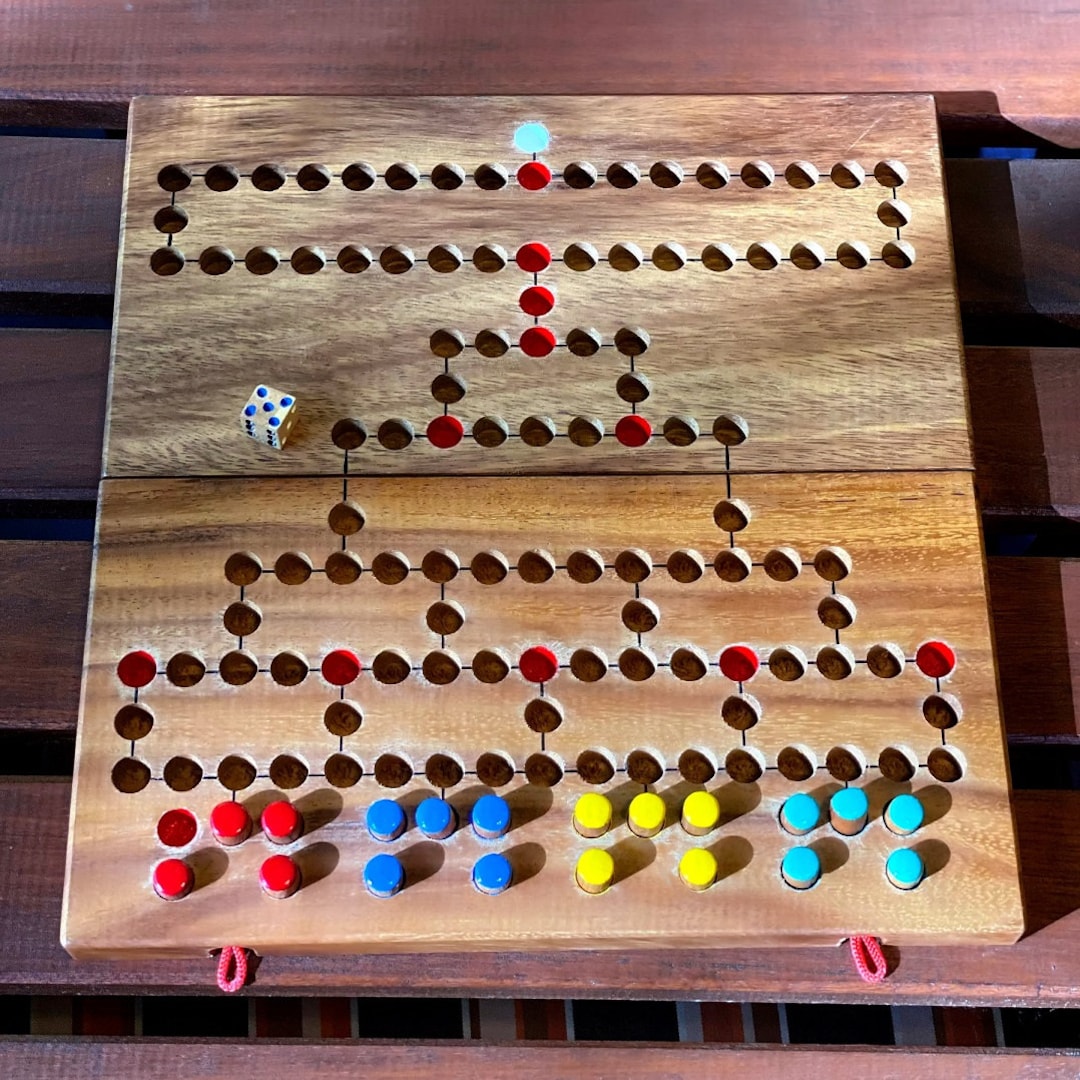 Barricade Wooden Strategy Board Game Etsy