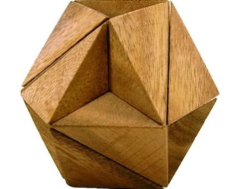 Hexagon Cube - Wooden Puzzle Brain Teaser