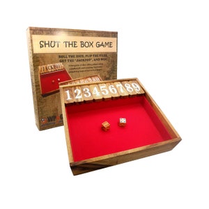 Shut the Box (large) - Classic Game - Etsy