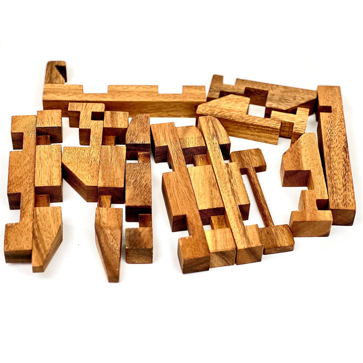 Elephant Kumiki Large 3D Brain Teaser Wooden Puzzle - Etsy