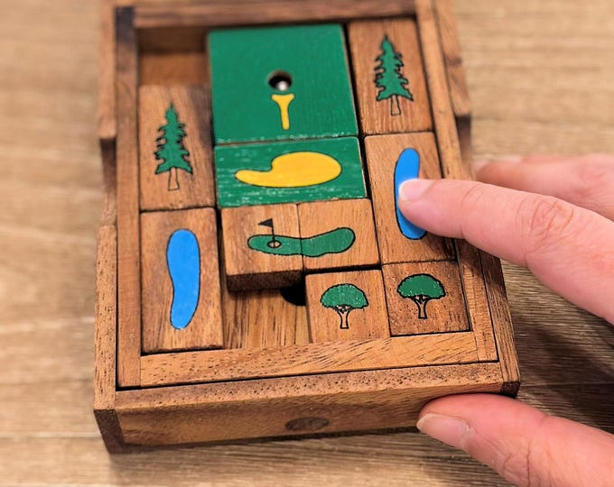 Golf Field - Wooden Puzzle Brain Teaser