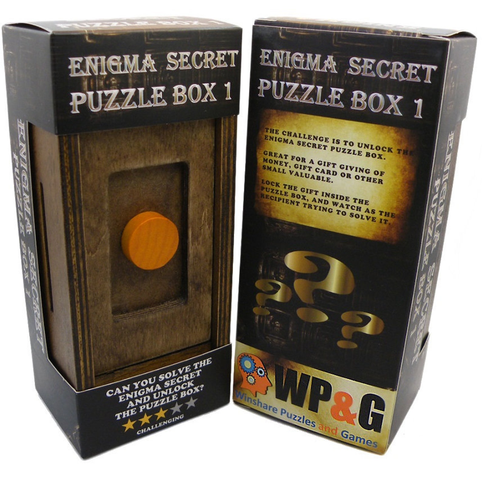 Enigma Secret Puzzle Box Discovery Money Gift Trick Box Etsy