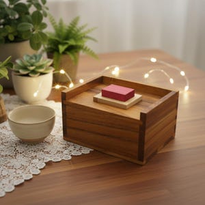 Red Wood Block Packing Problem - Brain Teaser Wooden Puzzle