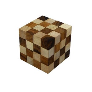 Anaconda Cube - Wooden Puzzle Brain Teaser