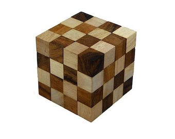 Anaconda Cube - Wooden Puzzle Brain Teaser