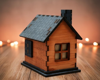 Cabin / House in the Woods Secret ESCAPE ROOM Puzzle Box Game