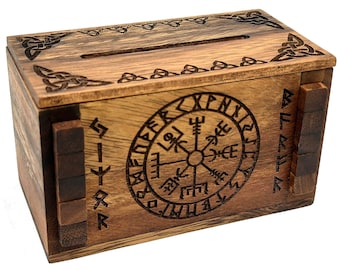 Enigma Viking Puzzle Box - Money Gift Giving IQ Secret Box