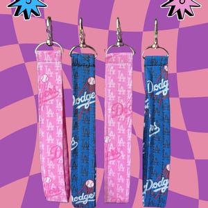 Élégant et pratique : porte-clés avec bracelet en tissu faits main / Porte-clés avec bracelet / Porte-clés avec boucle / Cousu main