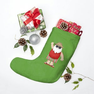 Summer Santa Christmas Stockings