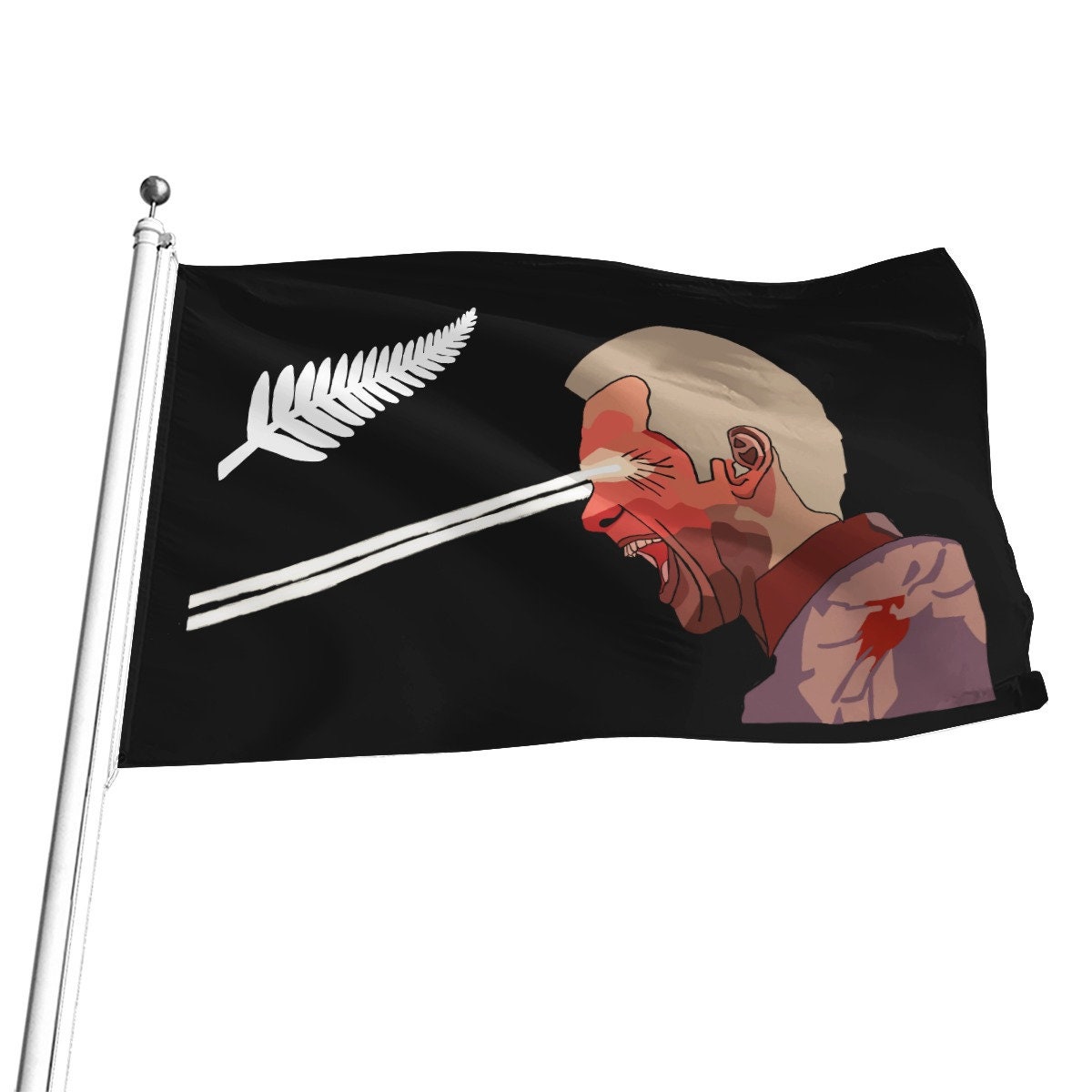 Kiwi Laser Eyes Flag Etsy