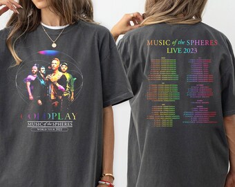 Superhero Music Of The Spheres Tour Shirt, Coldplay Band Shirt - Printing  Ooze