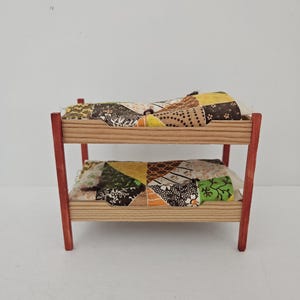 Vintage Lundby Dollhouse Bunk Beds