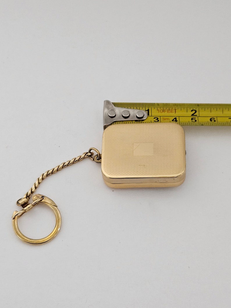 Vintage Swiss Reuge Miniature Music Box Key Chain tested Etsy
