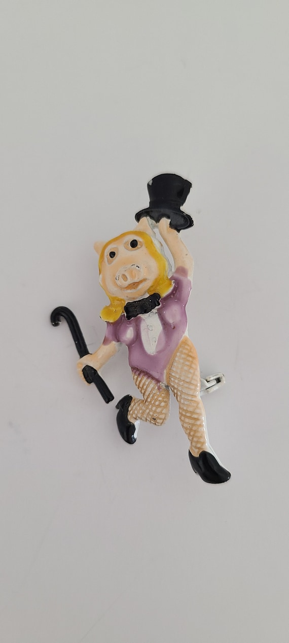 Vintage the Muppets Miss Piggy Pin