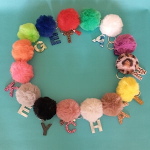 Pompom keychain