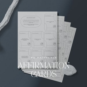 Life Audit - 52 afdrukbare bevestigingskaarten, zelfreflectie, mindfulnessdek, meditatiekaarten, wellnessdek, digitaal afdrukbaar - PDF
