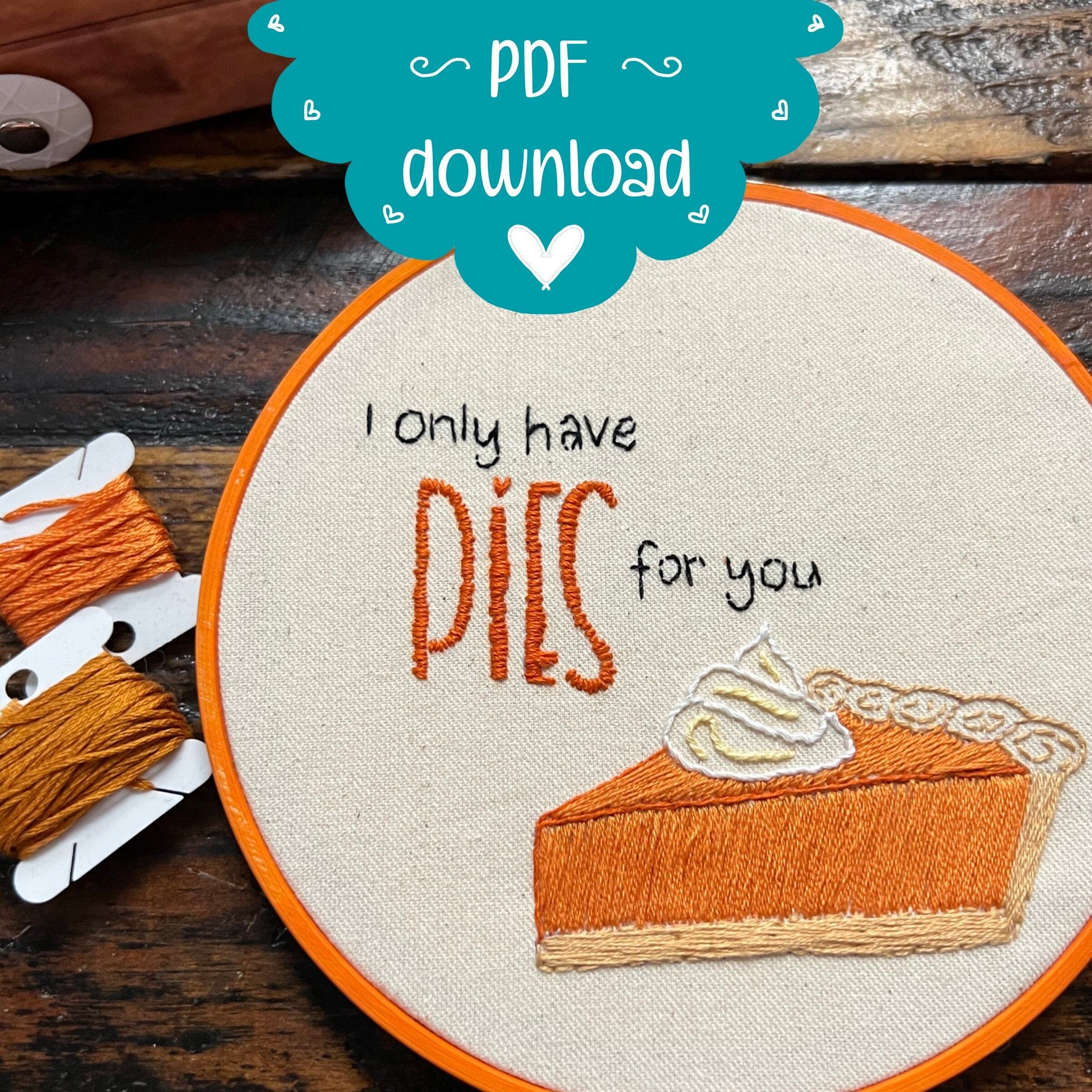 Pumpkin Pie Pin Cushion Kit