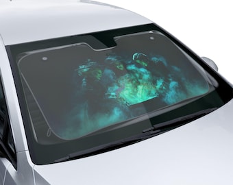 Triple Trouble Brewing Car Sunshad