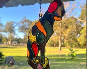 Stained Glass Cat Pattern