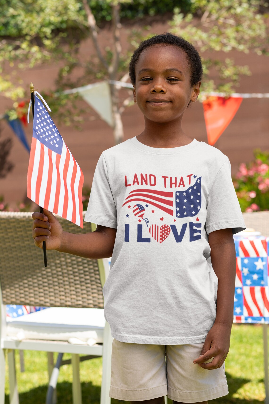 Patriotisches Haarband Zum 4. Juli – Mit US-Flaggenmuster, Elastisch, Für Partys & Paraden