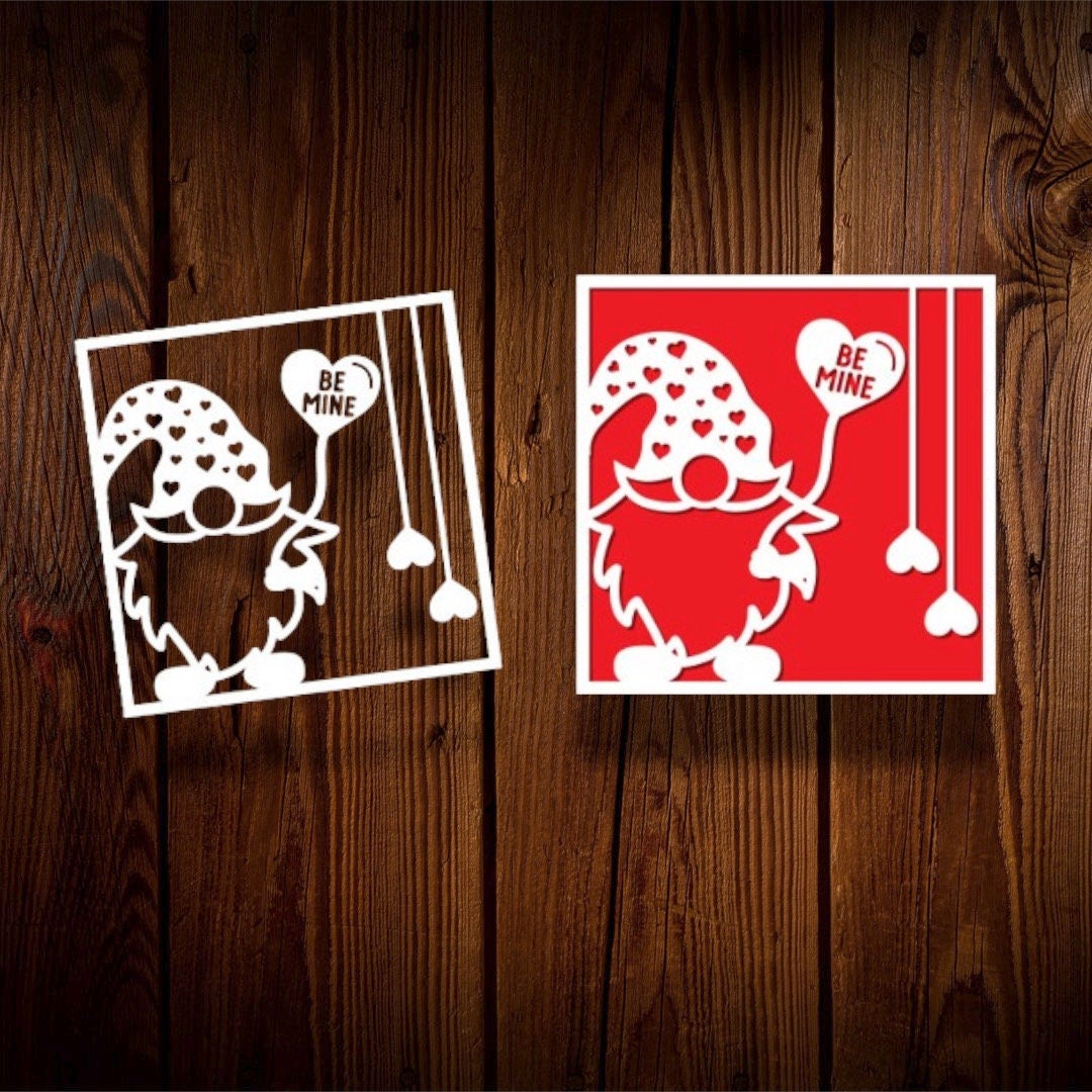 Valentine's Day Paper Cut Card SVG Bundle, Valentine's Day Card ...