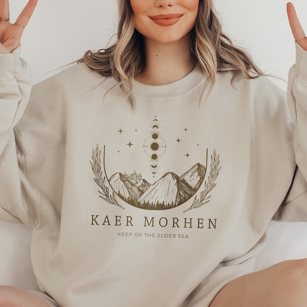 Kaer Morhen Crew Neck Sweater The Witcher Geralt of Rivia The Last Wish Bookish Sweatshirt Oversized Women's Gamer Video Game Gift