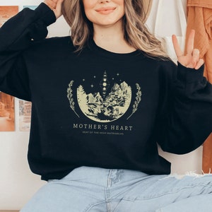 Horizon Zero Dawn Mother's Heart Crew Neck Sweater Forbidden West Alloy Shirt Women's Gamer Sweatshirt Gaming Merch Video Game Lover