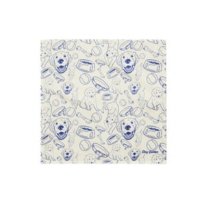 Golden Retriever All-over print bandana. English Cream puppy Print. Dog Mom gift. Dog dad gift. cute dog gift.