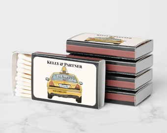 wedding favors for guests in bulk Personalized New York City Taxi Matchbook Wedding Favors. Bulk Wedding Favors. Set 50.