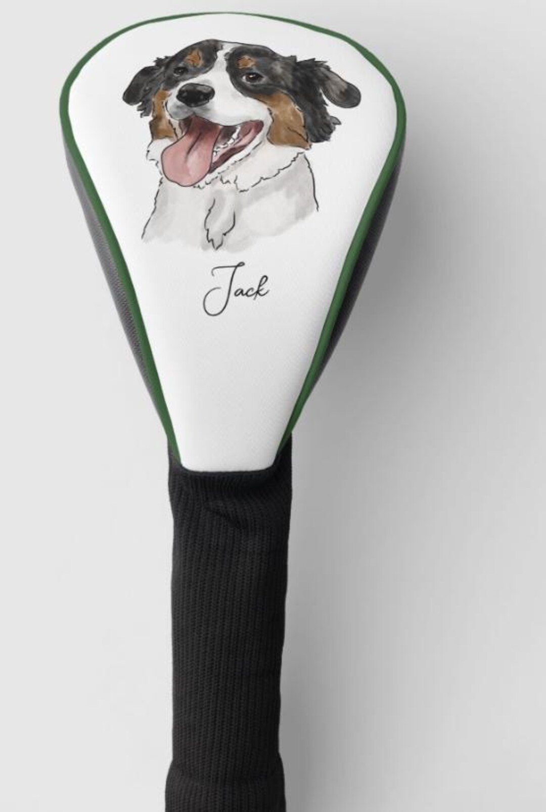 Custom Dog Portrait Golf Head Cover: Golf Lover Gift - Etsy